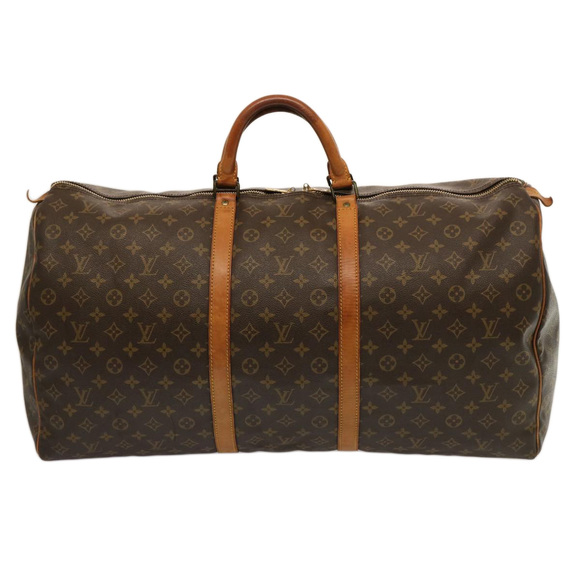 LOUIS VUITTON Monogram Keepall 60 Boston Bag M41422 LV Auth am6272 - Picture 13 of 16